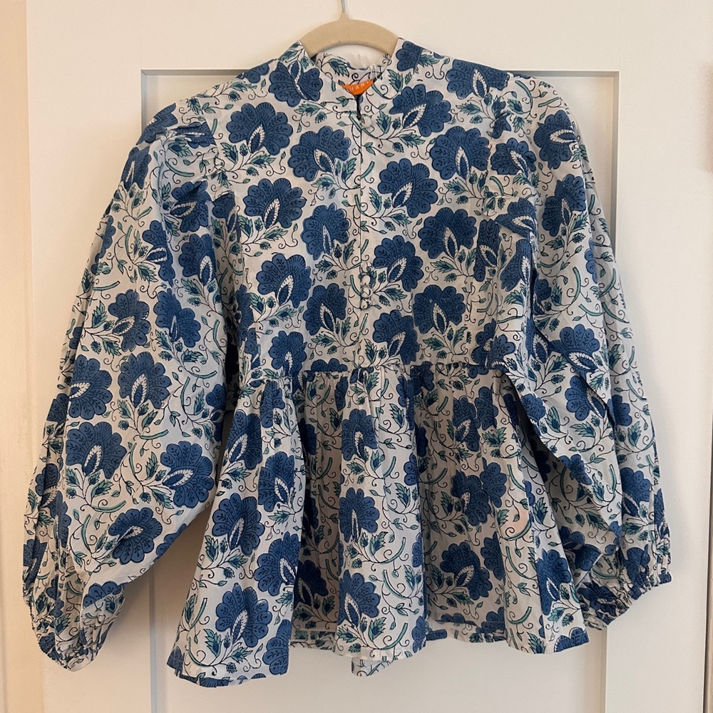 Oliphant Peplum blouse brand new!